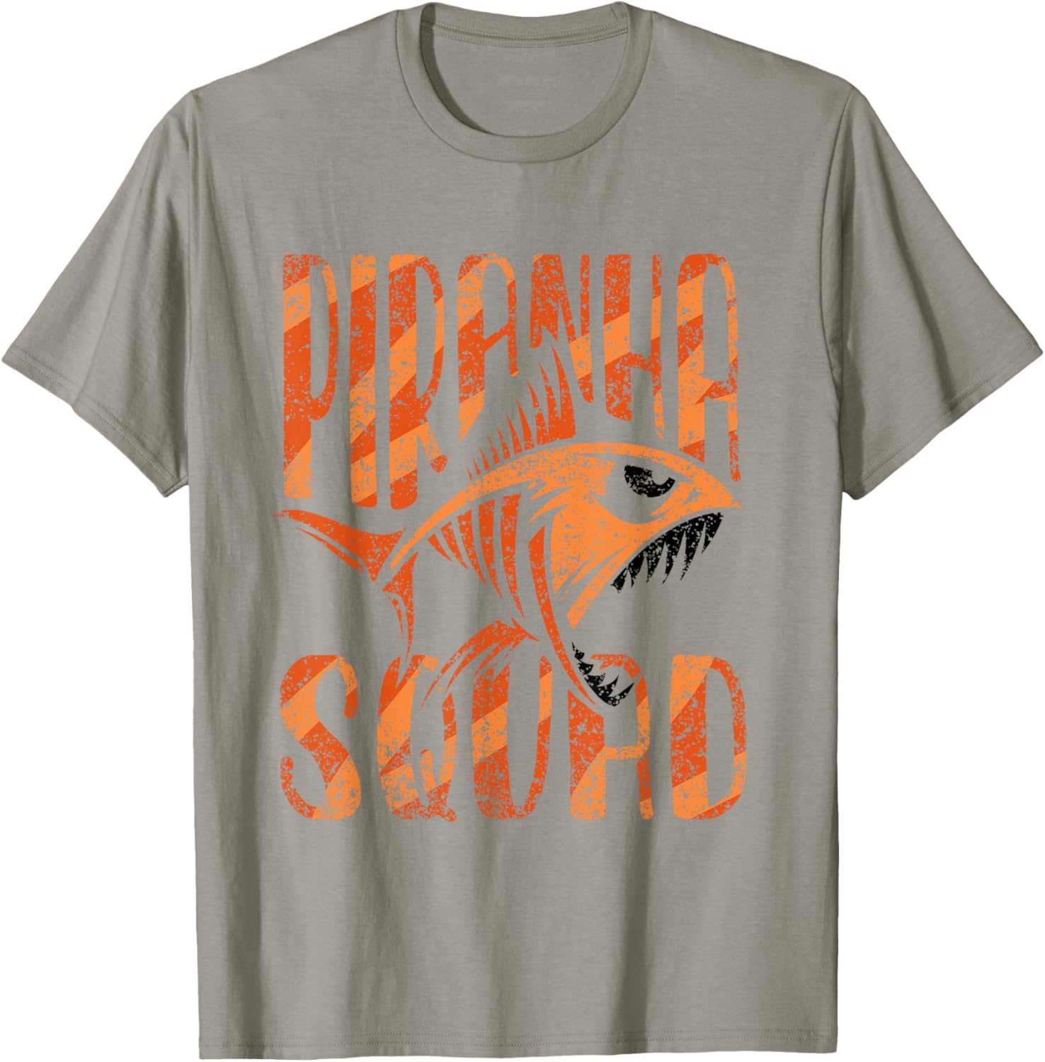 Piranha Squad Retro Lover Fish Piranhas T-Shirt - T-Shirt | Sand