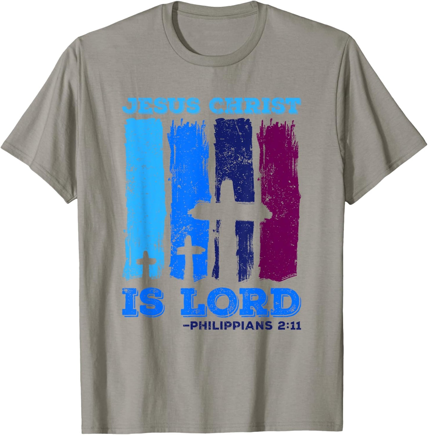 Jesus is Lord Philippians Bible Quote Jesus Christ T-Shirt - T-Shirt | Sand