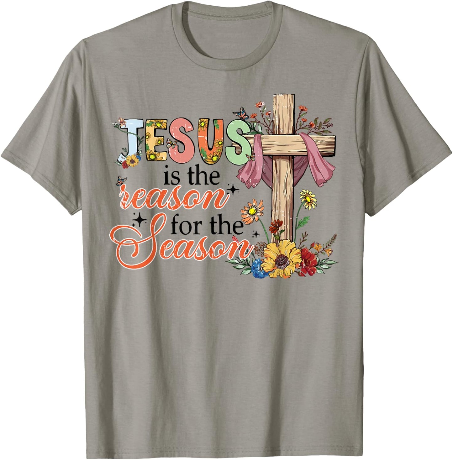 Jesus Is The Reason For The Season Easter Costume 2023 T-Shirt - T-Shirt | Sand