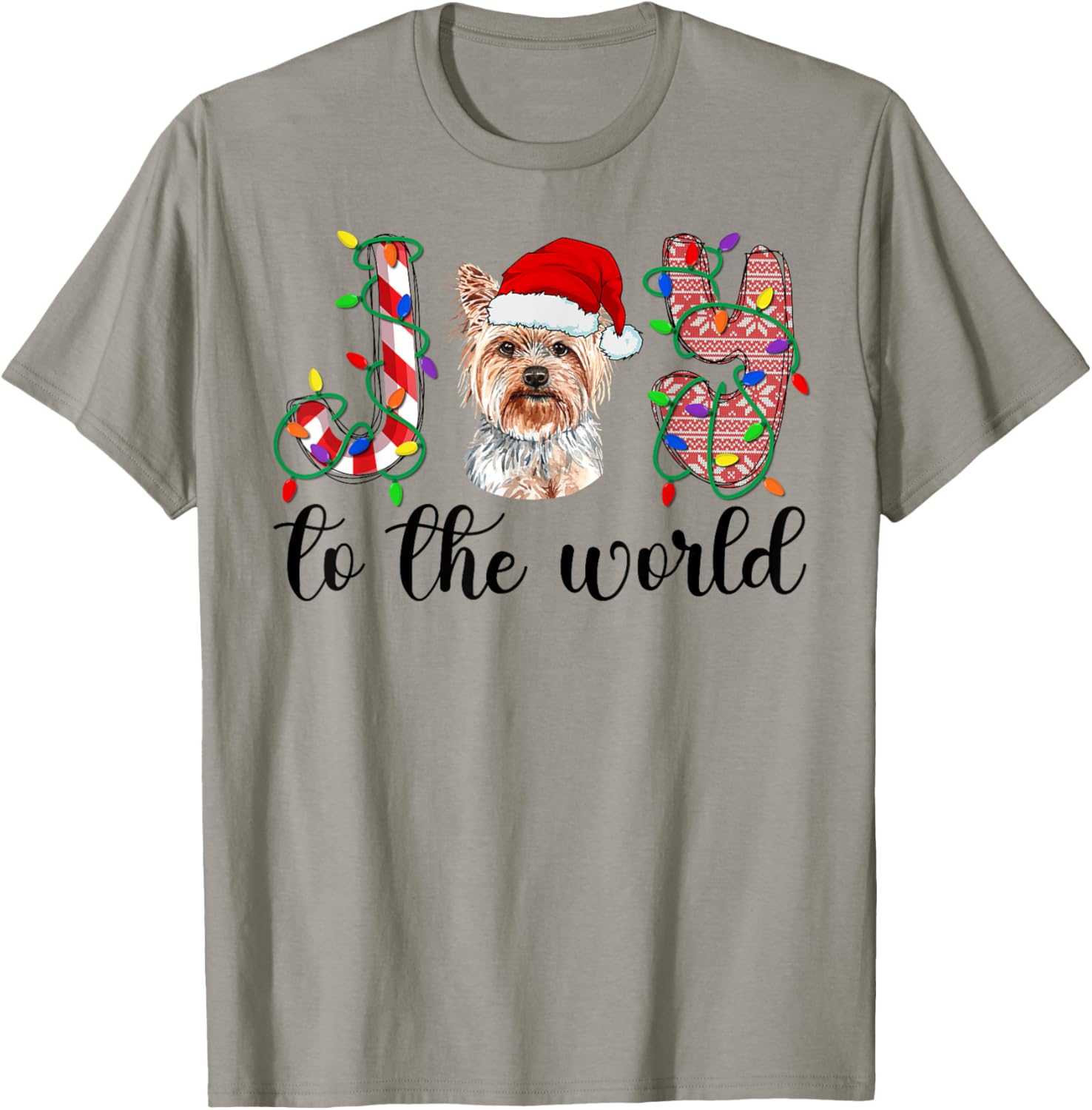 Yorkshire Terrier Christmas Yorkie Xmas Party T-Shirt - T-Shirt | Sand