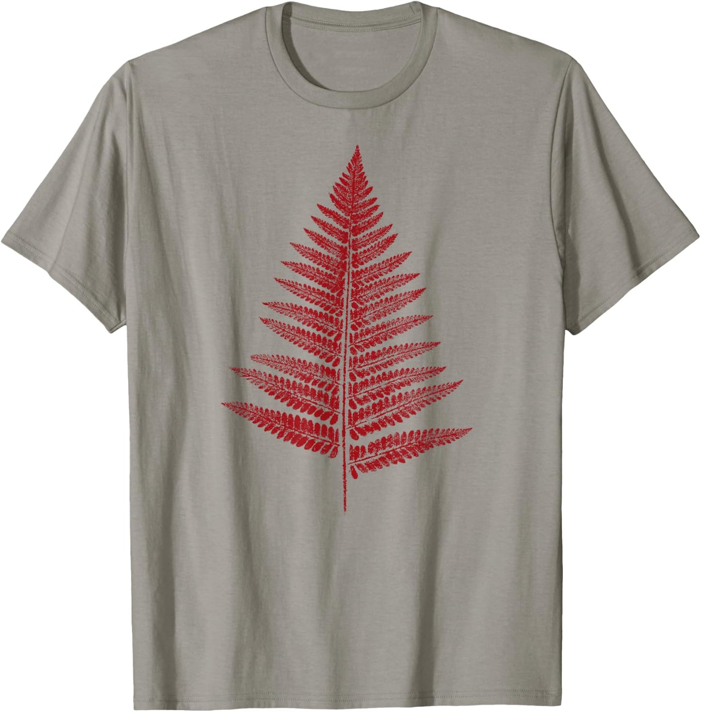 Fern Leaf / Nature & Forest - Leaves Stamp Graphic BOTANICAL T-Shirt - T-Shirt | Sand