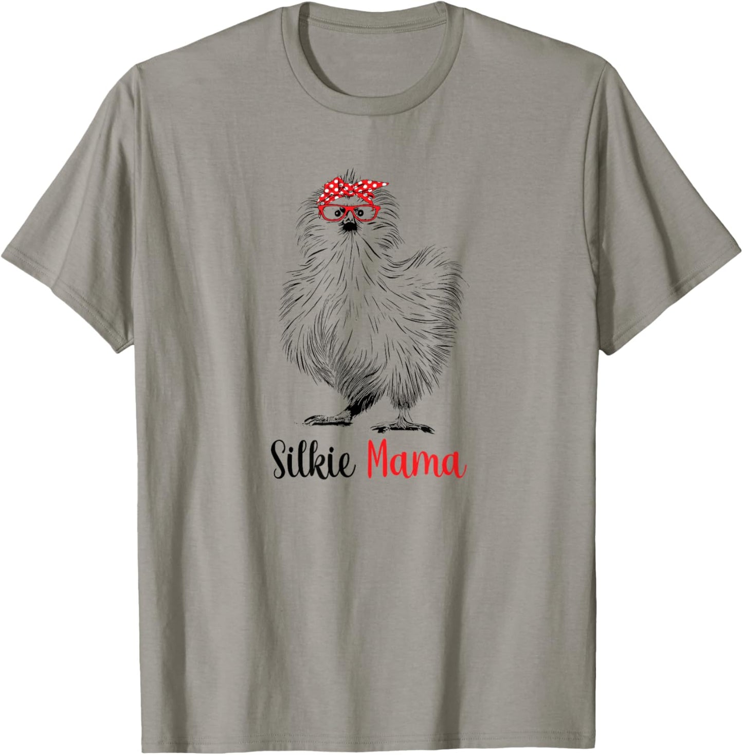 Girls Funny Silkie Chicken Mom Mama Lover T-Shirt - T-Shirt | Sand