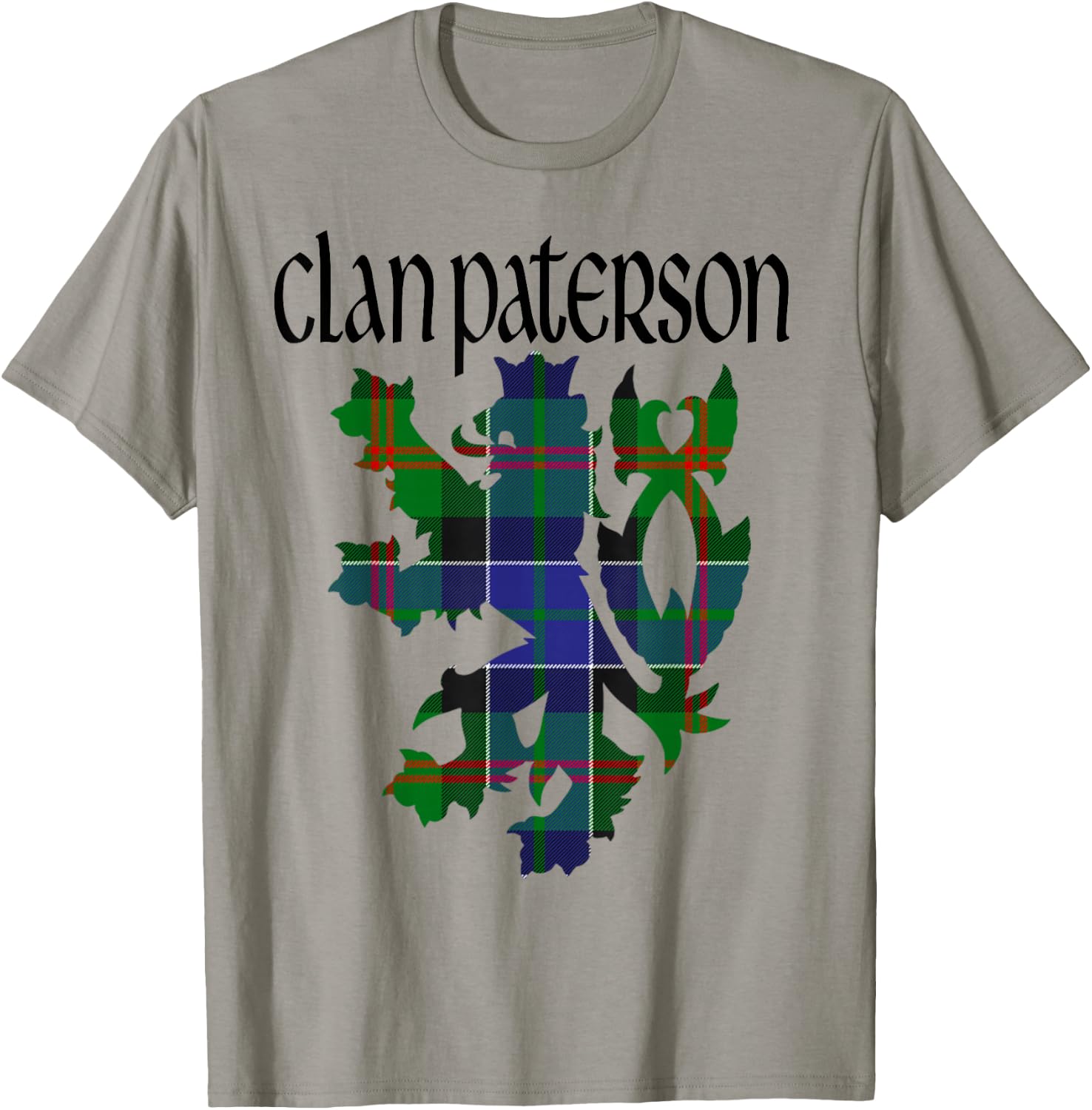 Clan Paterson Tartan Scottish Family Name Scotland Pride T-Shirt - T-Shirt | Sand