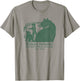 Mt. Rainier National Park Vintage Wildlife Bear Souvenir T-Shirt - T-Shirt | Sand
