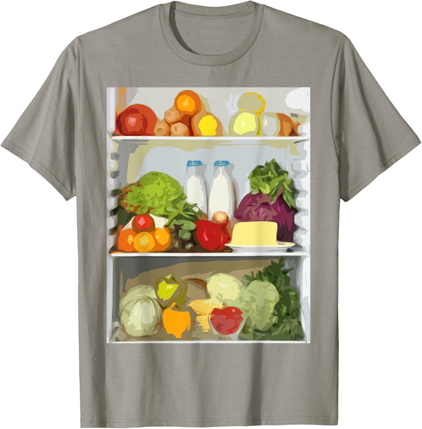 Fridge Retro Object Costume Funny Halloween Silvester Design T-Shirt - T-Shirt | Sand