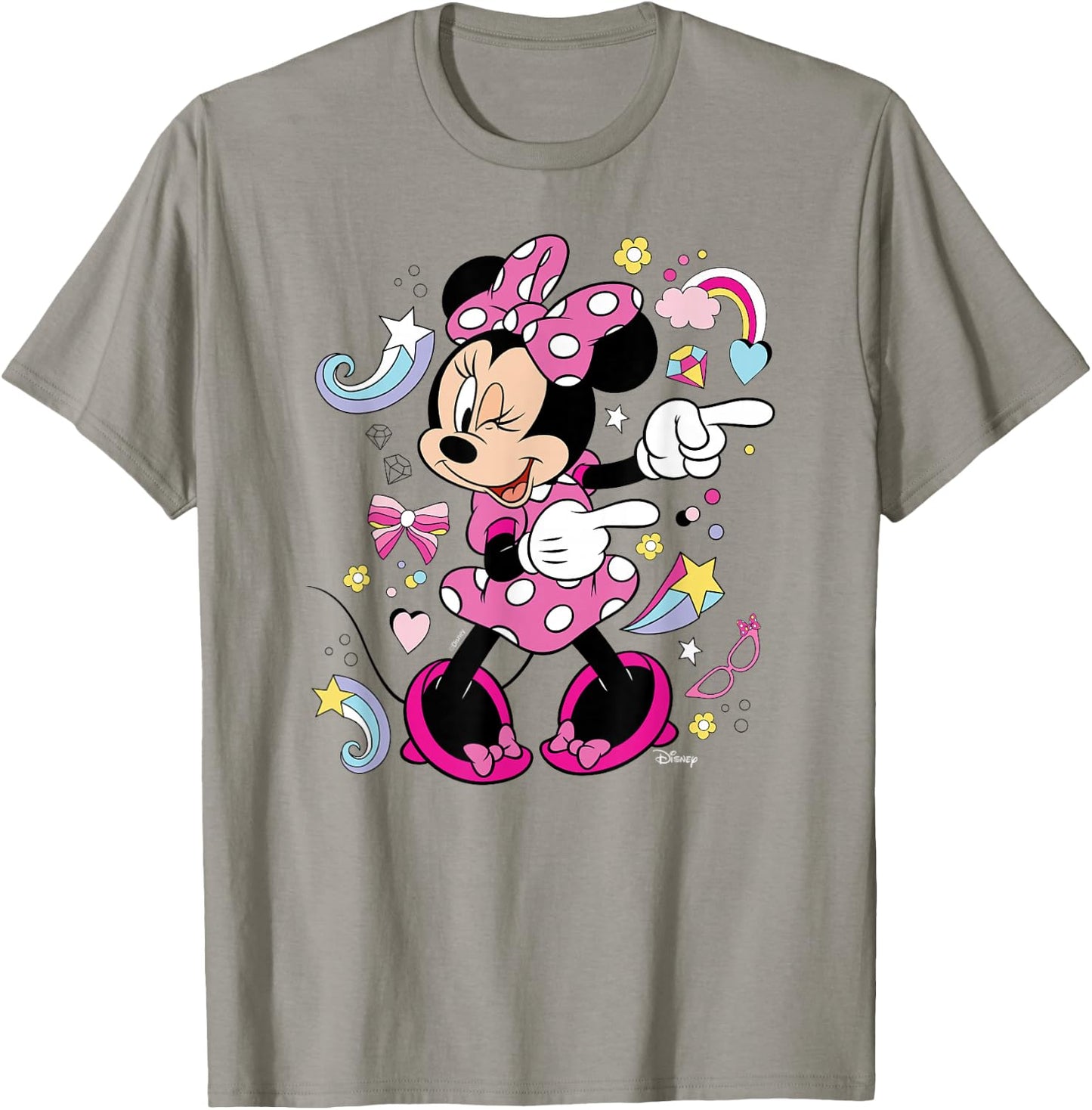 Mickey & Friends- Minnie Mouse Graphic Only T-Shirt - T-Shirt | Sand