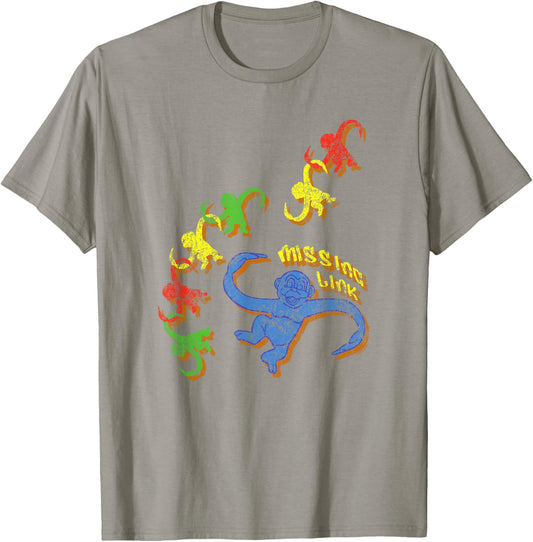 Barrel Of Monkeys Missing Link Vintage Distressed T-Shirt - T-Shirt | Sand