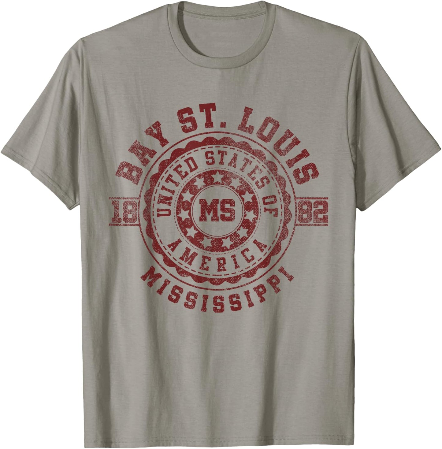 Bay St. Louis MS | Mississippi | Vintage City Apparels T-Shirt - T-Shirt | Sand