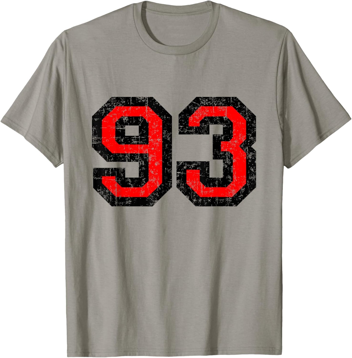 Number 93 (Vintage Black&Red) No.93 T-Shirt - T-Shirt | Sand