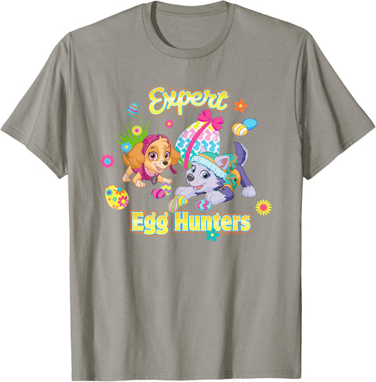 PAW Patrol Expert Easter Egg Hunters Skye And Everest T-Shirt - T-Shirt | Sand