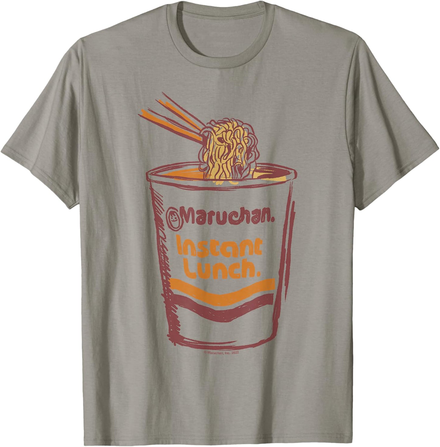 Maruchan Instant Lunch Ramen Cup Art Logo T-Shirt - T-Shirt | Sand
