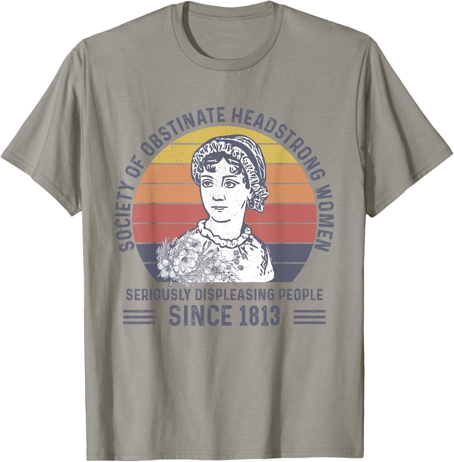 Society Of Obstinate Headstrong Women Bookworm Novelist T-Shirt - T-Shirt | Sand