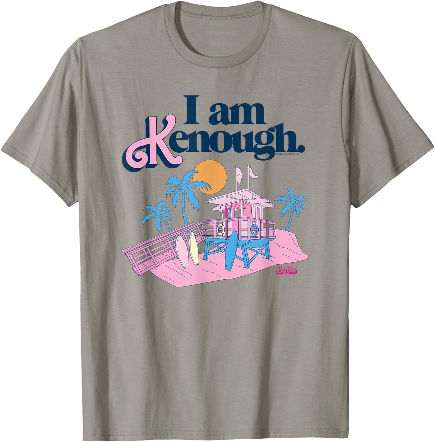 Barbie The Movie - I Am Kenough Lifeguard Stand T-Shirt - T-Shirt | Sand