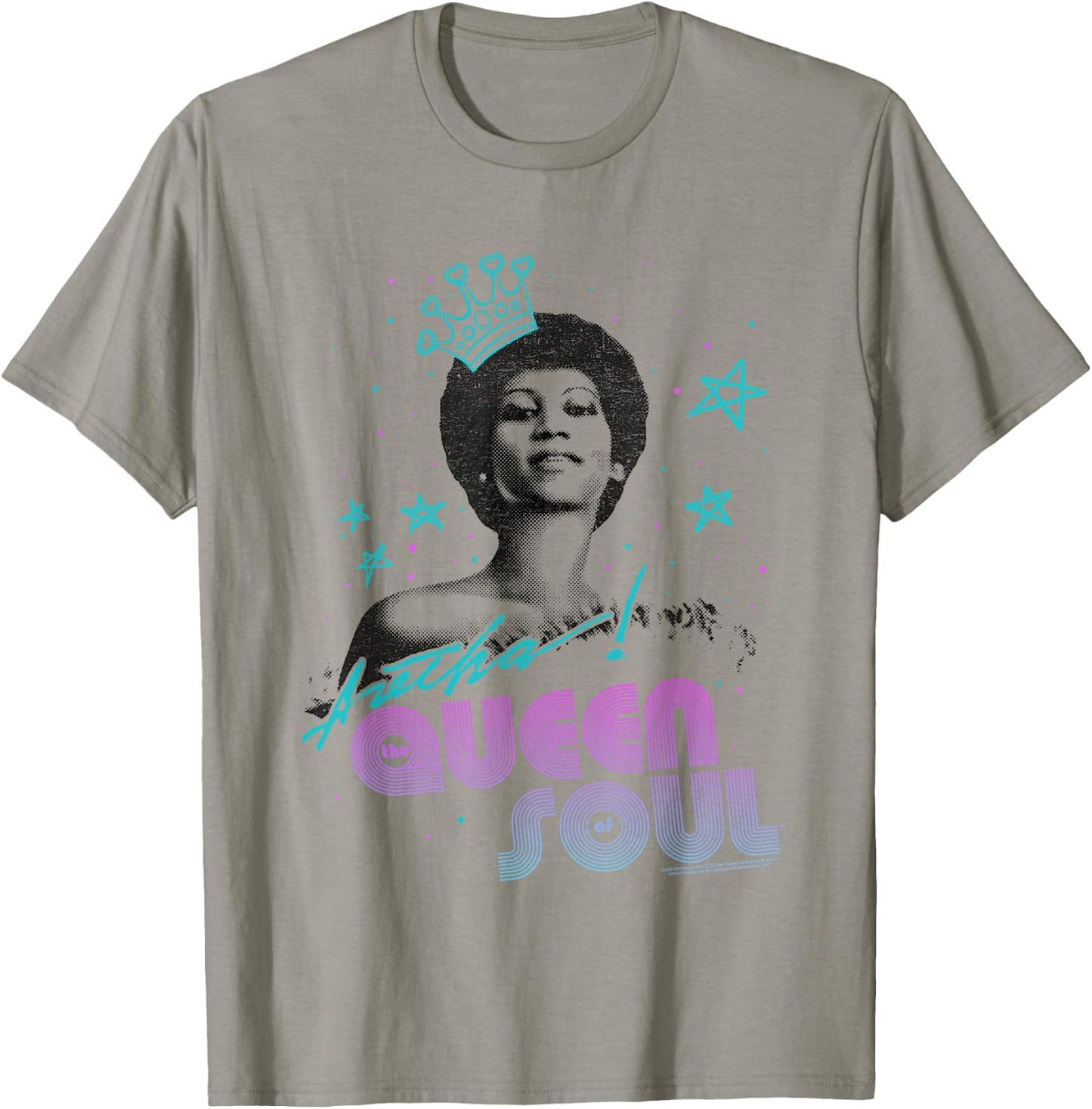 Aretha Franklin Queen of Soul T-Shirt - T-Shirt | Sand