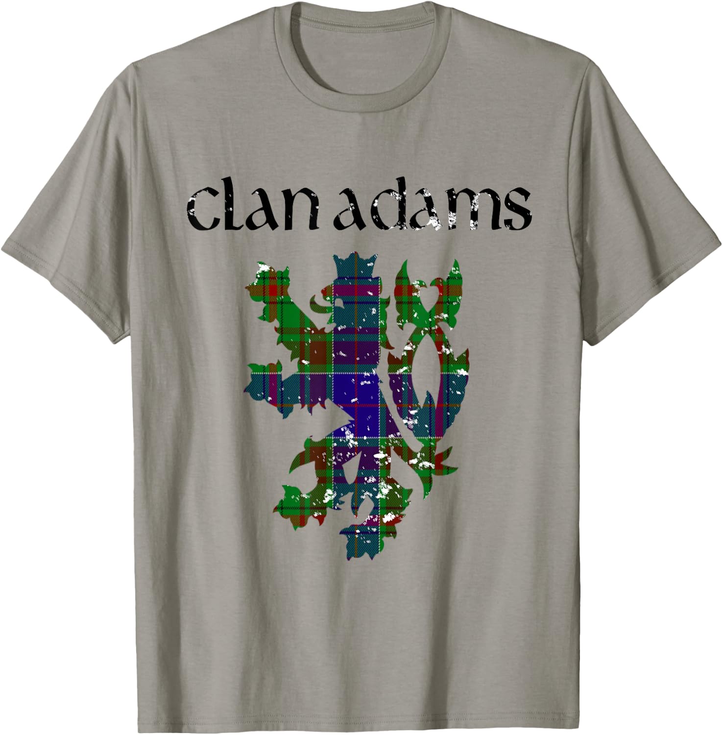 Clan Adams Tartan Scottish Family Name Scotland Pride T-Shirt - T-Shirt | Sand