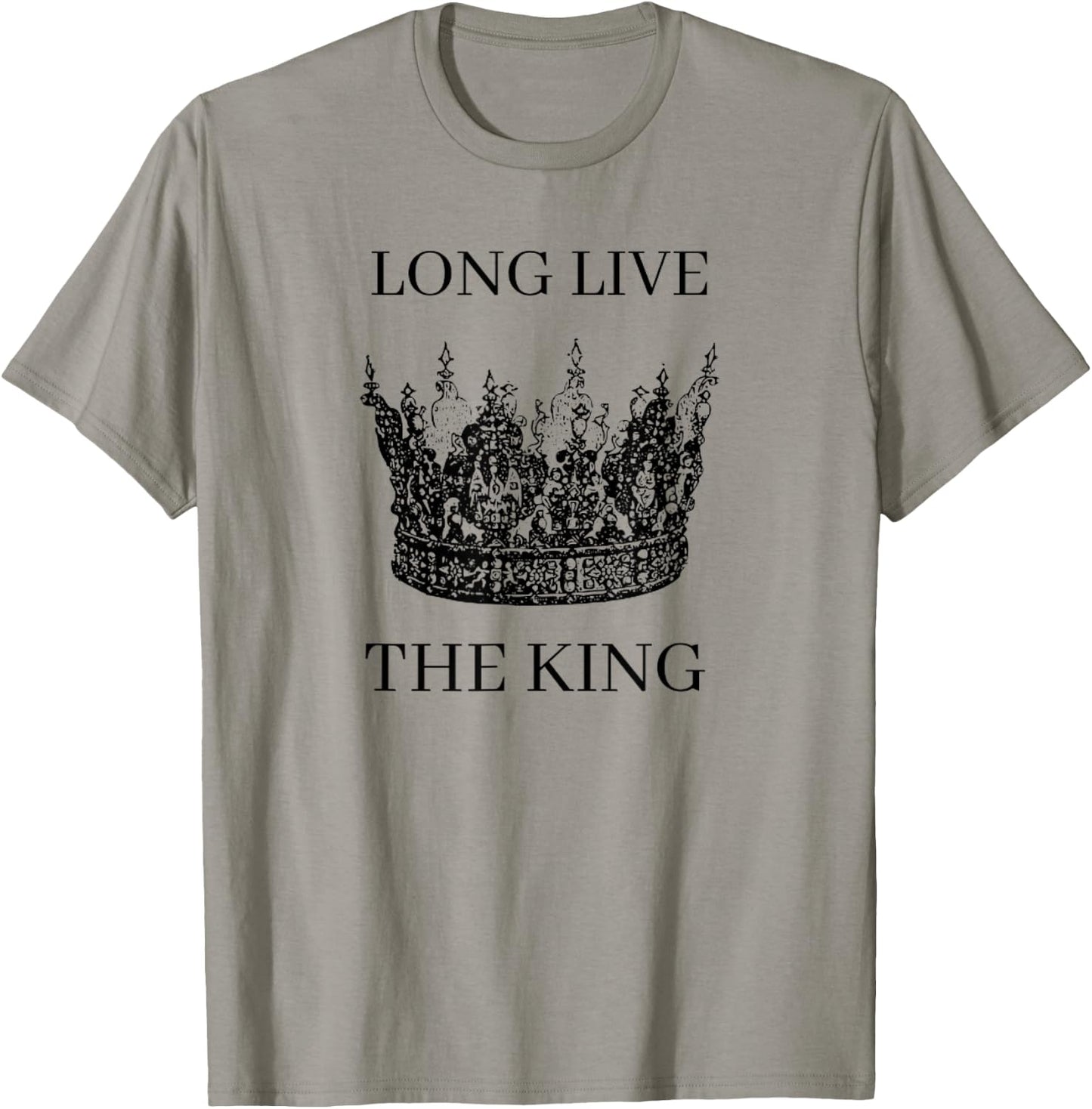Long Live The King UK King Charles Coronation Celebration T-Shirt - T-Shirt | Sand