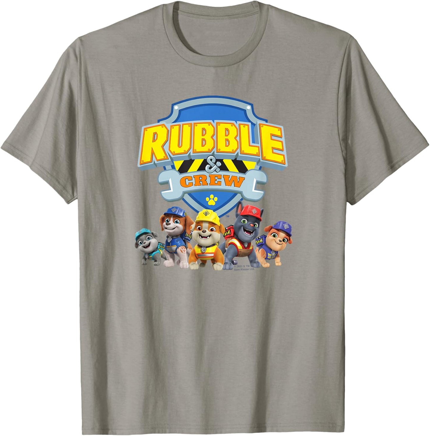Rubble & Crew Logo and Characters T-Shirt - T-Shirt | Sand