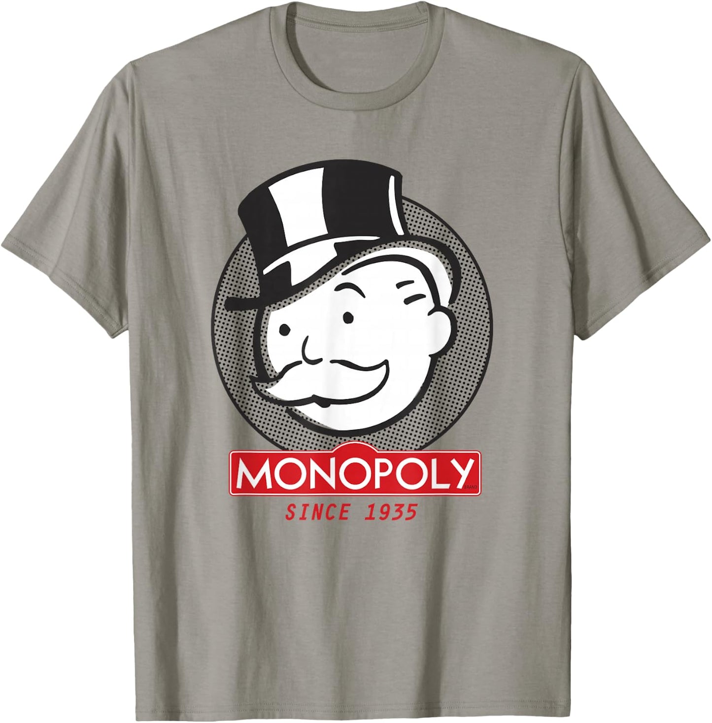 Monopoly Mr. Monopoly Since 1935 Classic Vintage Logo T-Shirt - T-Shirt | Sand