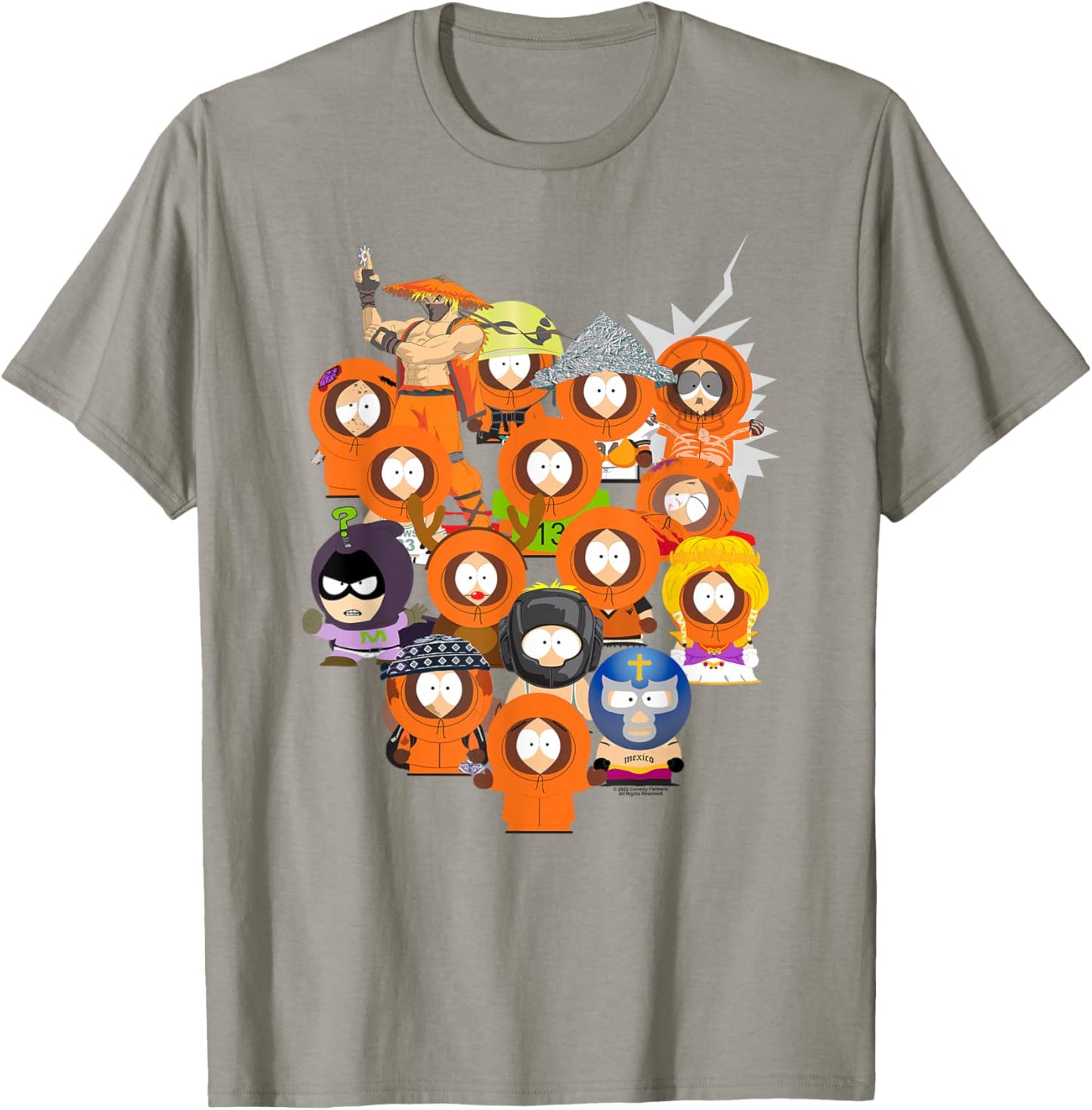 South Park Many Faces of Kenny T-Shirt - T-Shirt | Sand