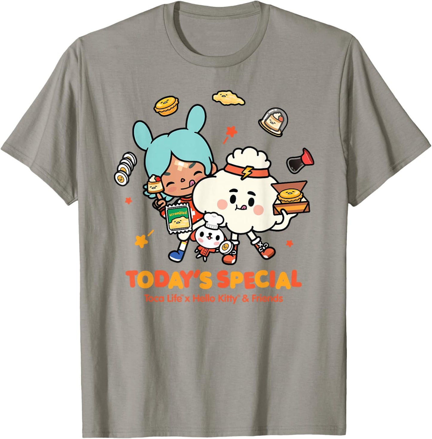 Toca Life x Hello Kitty & Friends Today's Special T-Shirt - T-Shirt | Sand