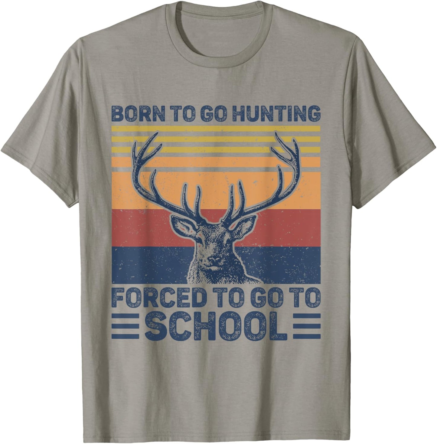 Funny Born To Go Hunting Deer Hunting Hunter Boys Kids T-Shirt - T-Shirt | Sand