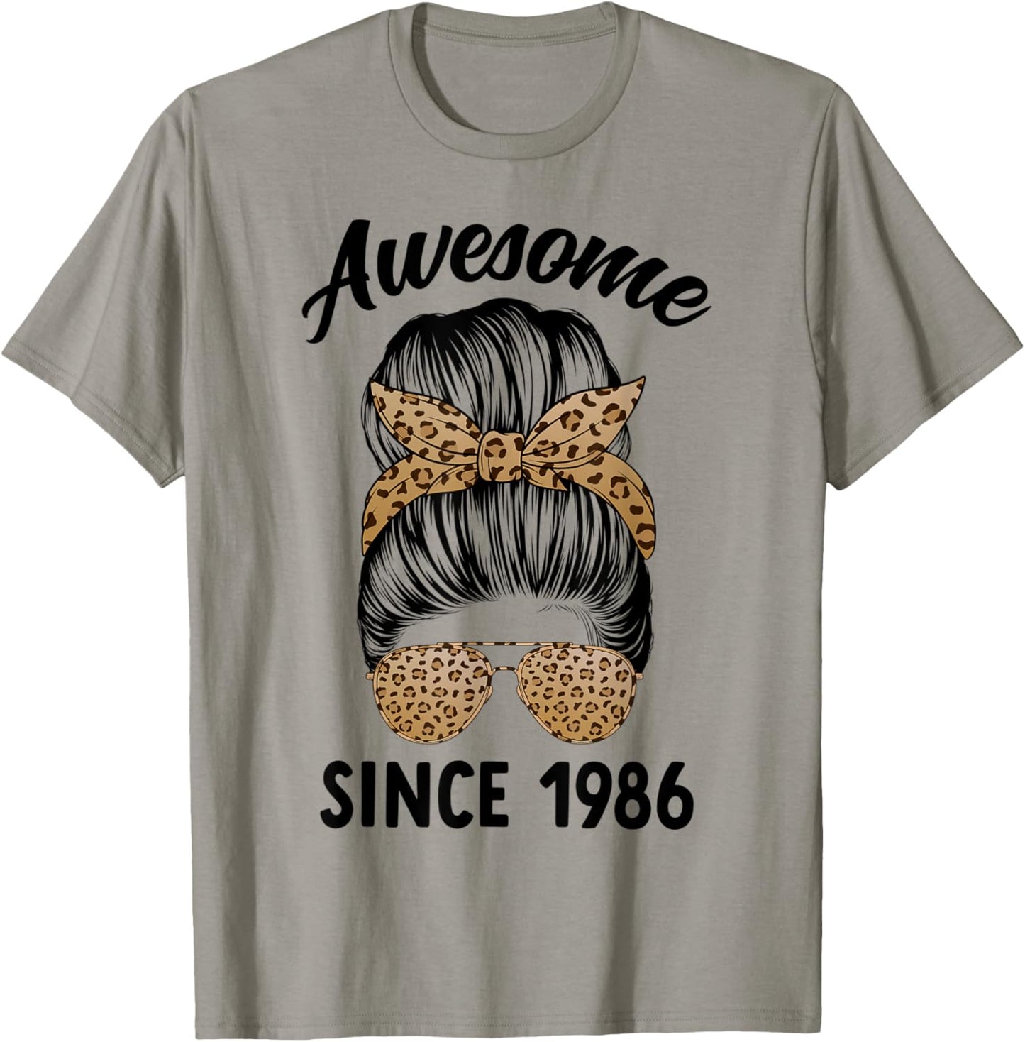 Awesome Since 1986 Women 37 Years Old 37th Birthday T-Shirt - T-Shirt | Sand
