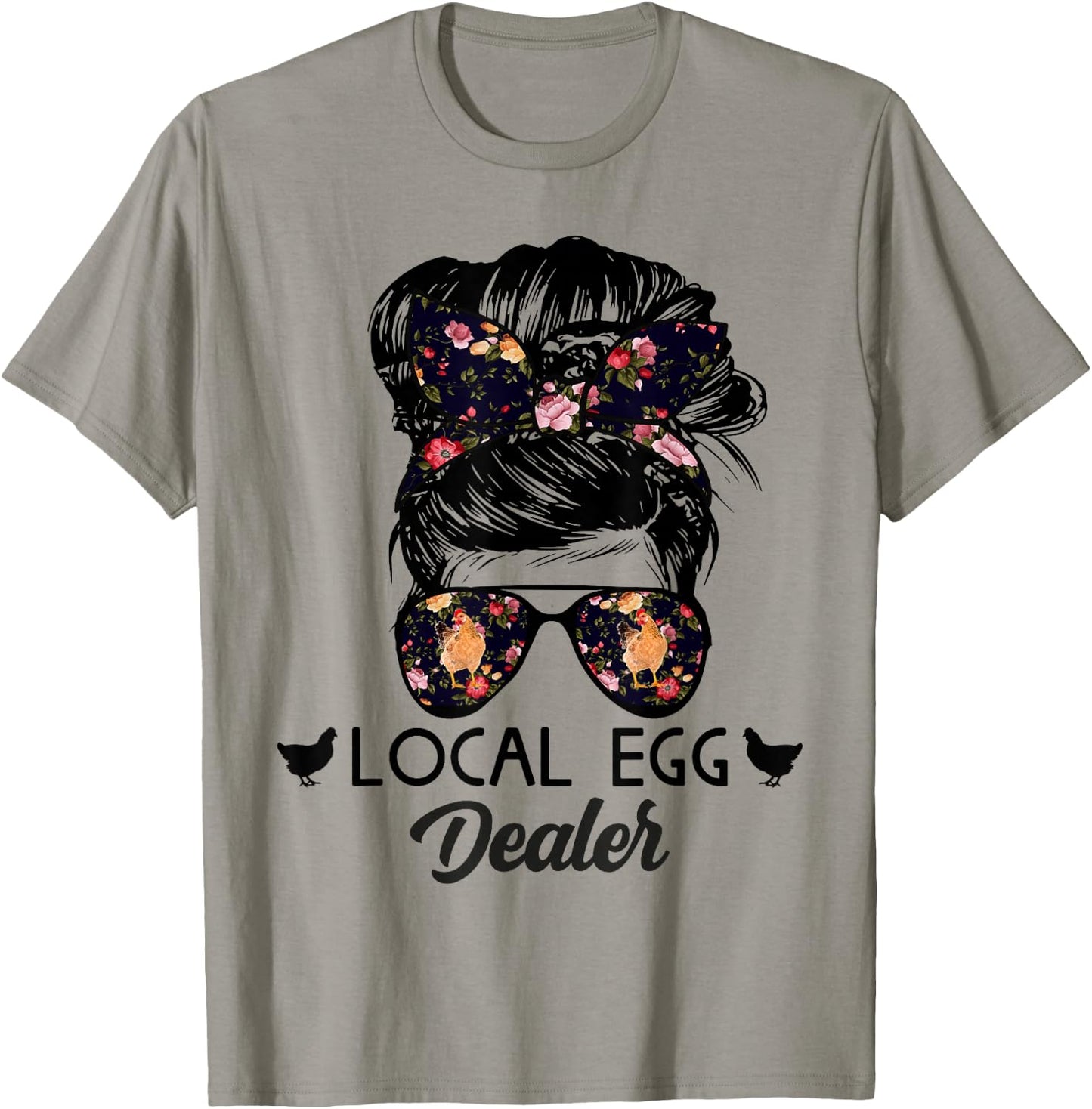 Support Your Local Egg Dealers Funny Local Egg Dealers T-Shirt - T-Shirt | Sand