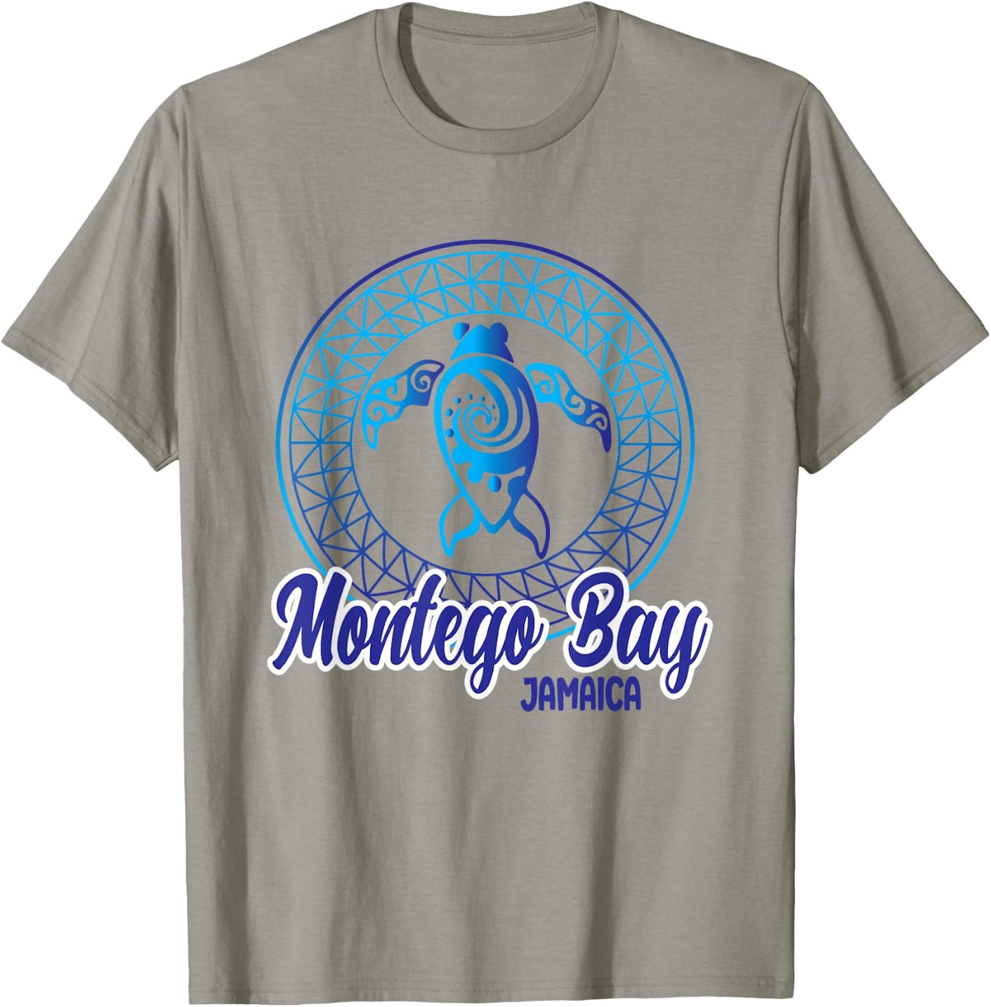 Montego Bay Jamaica Souvenirs Tribal Sea Turtle Vacation T-Shirt - T-Shirt | Sand