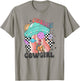 Retro Cosmic Cowgirl In Space Cowboy Western Country Cowgirl T-Shirt - T-Shirt | Sand