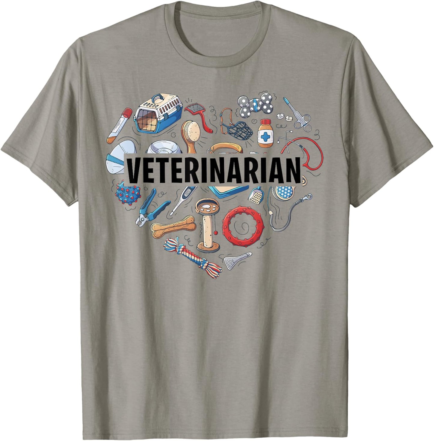 Future Veterinarian Vet Tech Student Veterinarian Graduation T-Shirt - T-Shirt | Sand