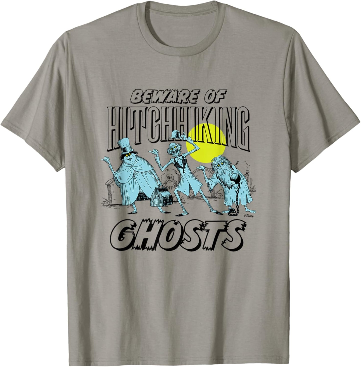 Haunted Mansion - HItchhiking Ghost T-Shirt - T-Shirt | Sand