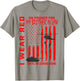 Red Friday Military Brother In Law Support Troops USA Flag Women Kids Men T-Shirt - T-Shirt | Sand