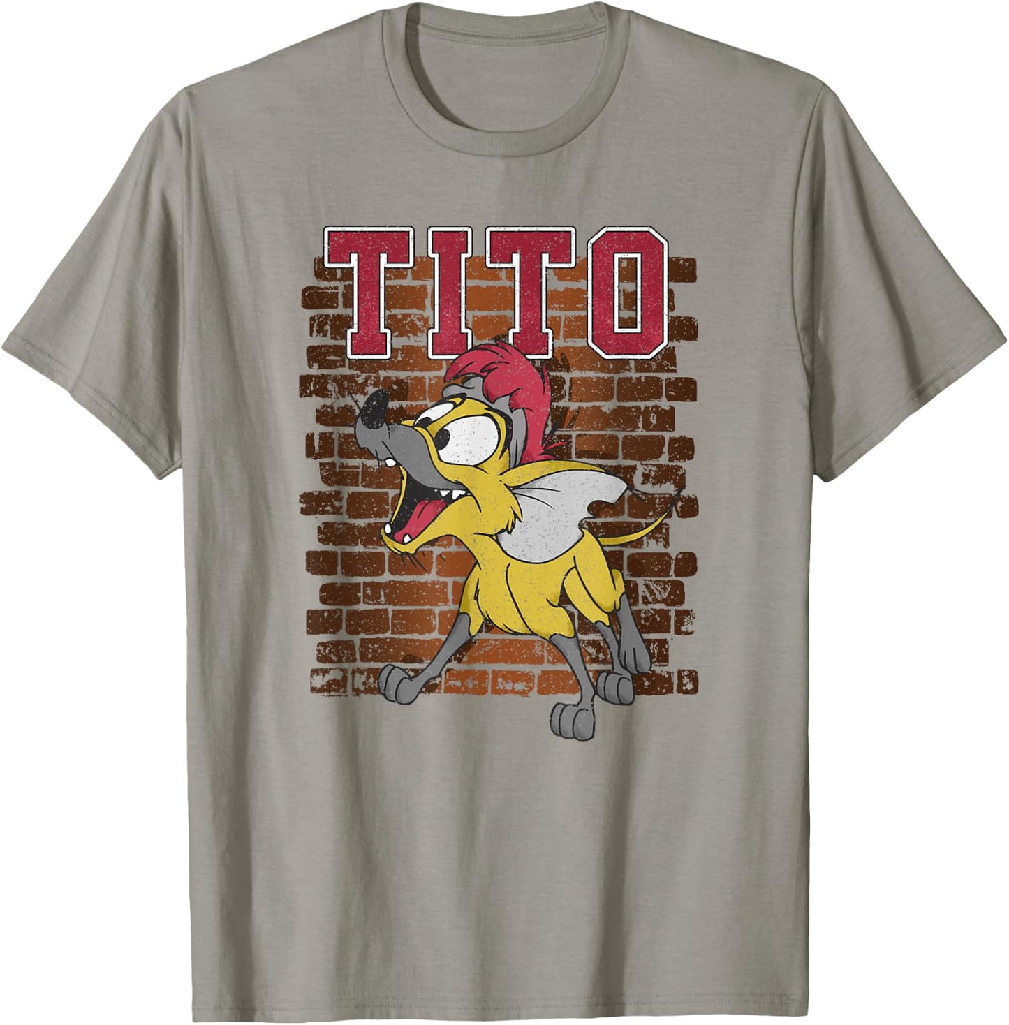 Disney Oliver & Company Tito Funny Chihuahua Street Portrait T-Shirt - T-Shirt | Sand
