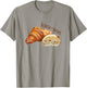 French Accents Apparel -Adults, -Kids Croissant Lover Kwa-Son Cute Funny Cotton Polyester Short Sleeve T-Shirt - T-Shirt | Sand
