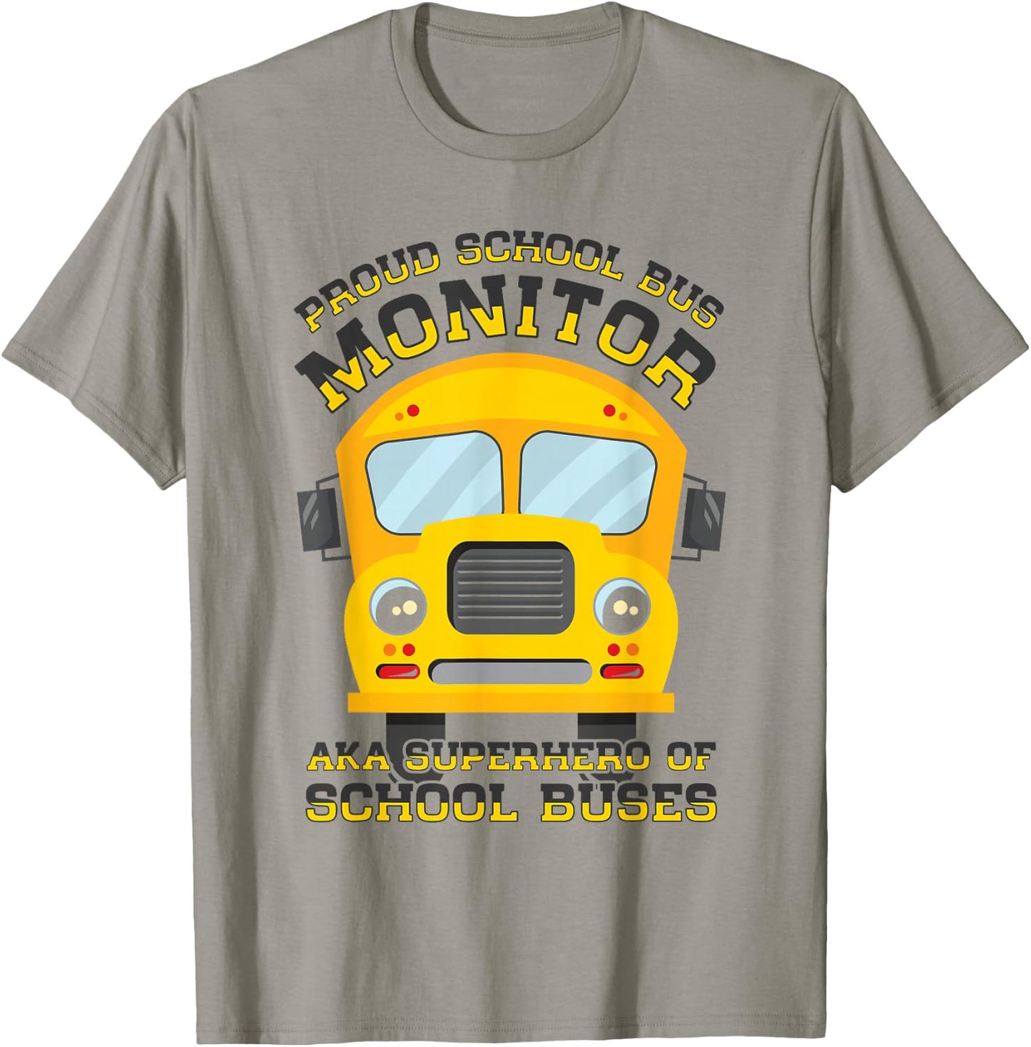 School Bus Monitor Bus Aide Attendant Student Delivery T-Shirt - T-Shirt | Sand