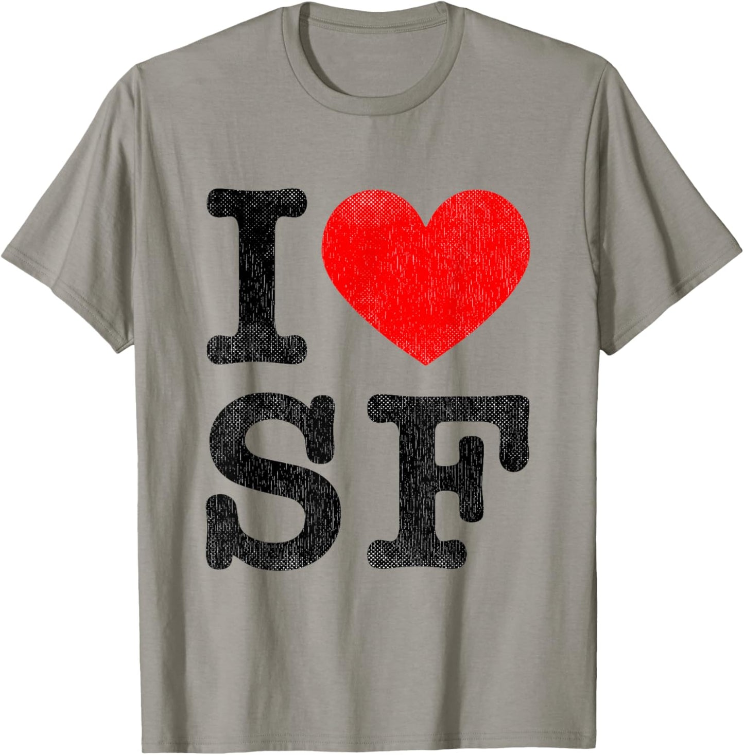 I Love SF Women Frisco I Heart San Francisco T-Shirt - T-Shirt | Sand