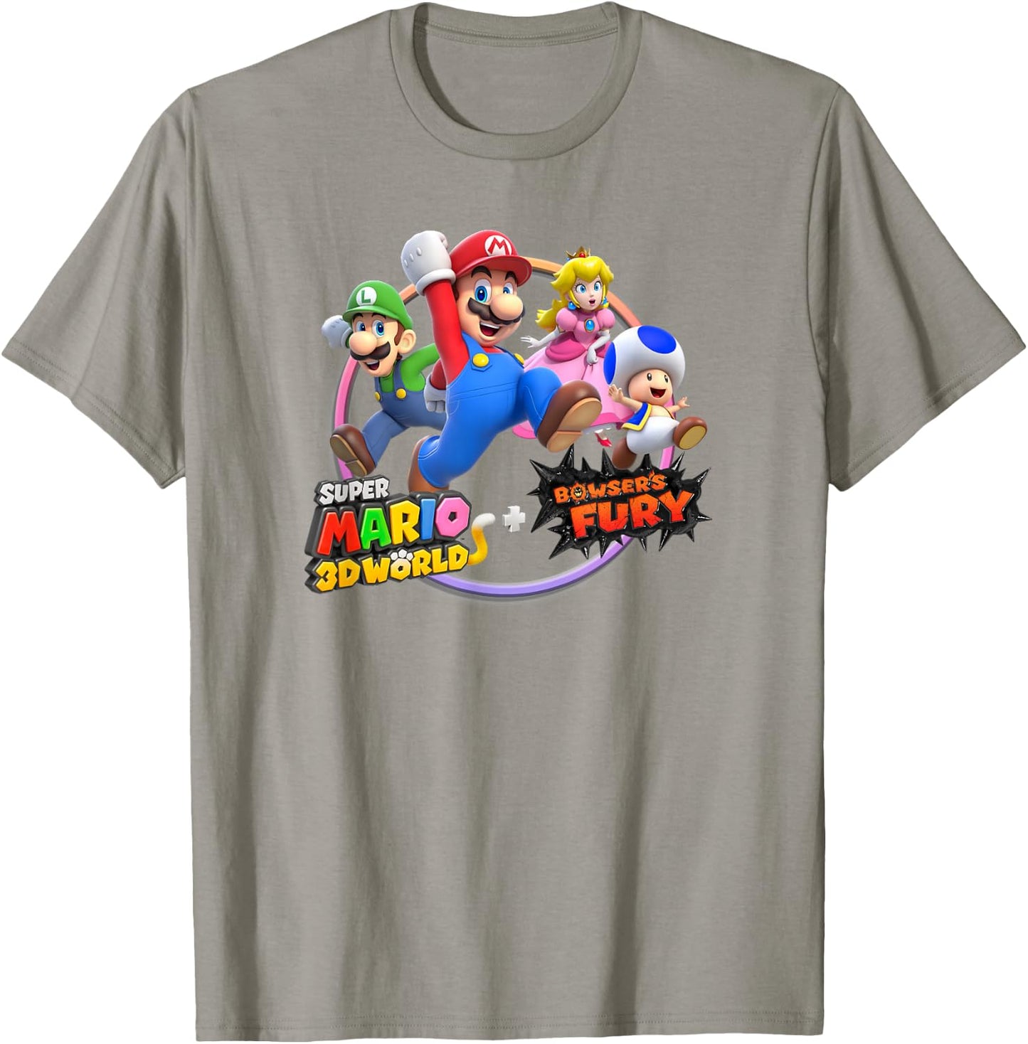 Super Mario 3D World: Bowser's Fury Nintendo Game Poster T-Shirt - T-Shirt | Sand