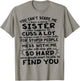 You Can't Scare Me I Have A Crazy Sister T-Shirt - T-Shirt | Sand