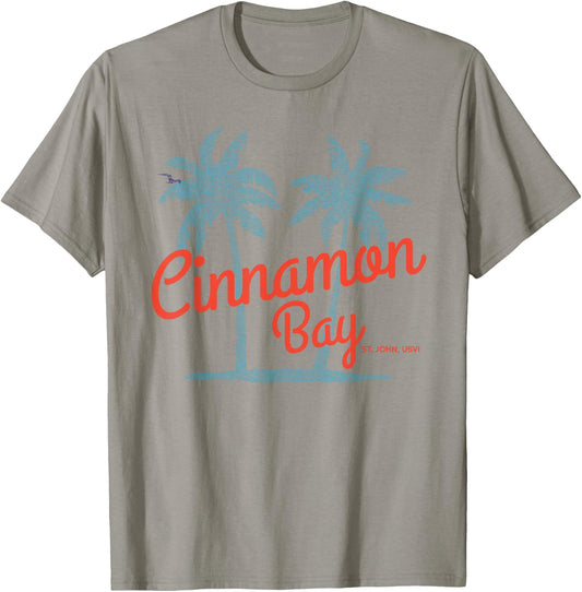 Cinnamon Bay St. John USVI Island Vintage Faded Retro T-Shirt - T-Shirt | Sand