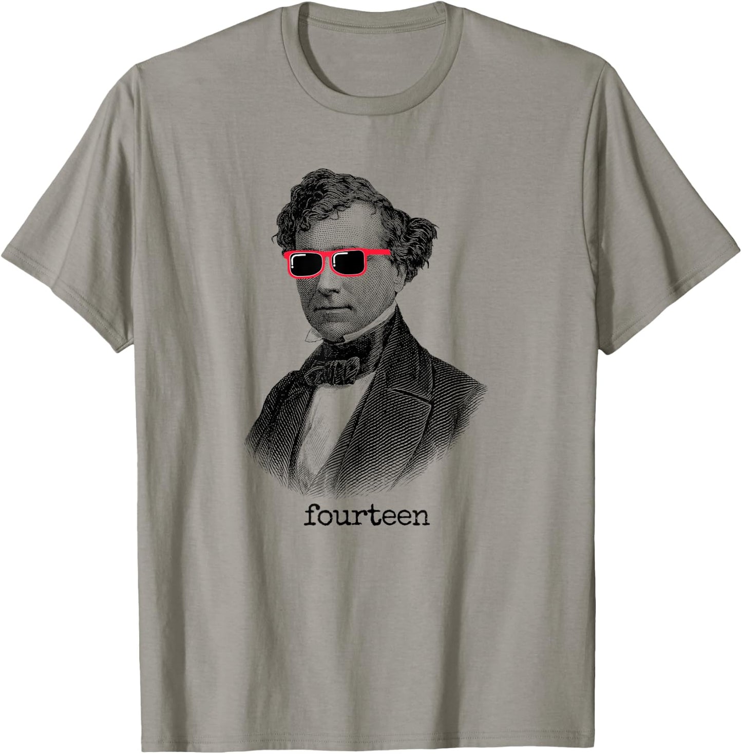 Franklin Pierce 14th President USA T-Shirt - T-Shirt | Sand