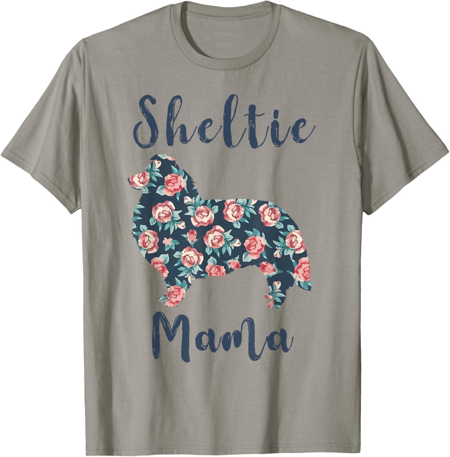 Shetland-Sheepdog Mom Sheltie Dog Mama Mother Day Gift Women T-Shirt - T-Shirt | Sand