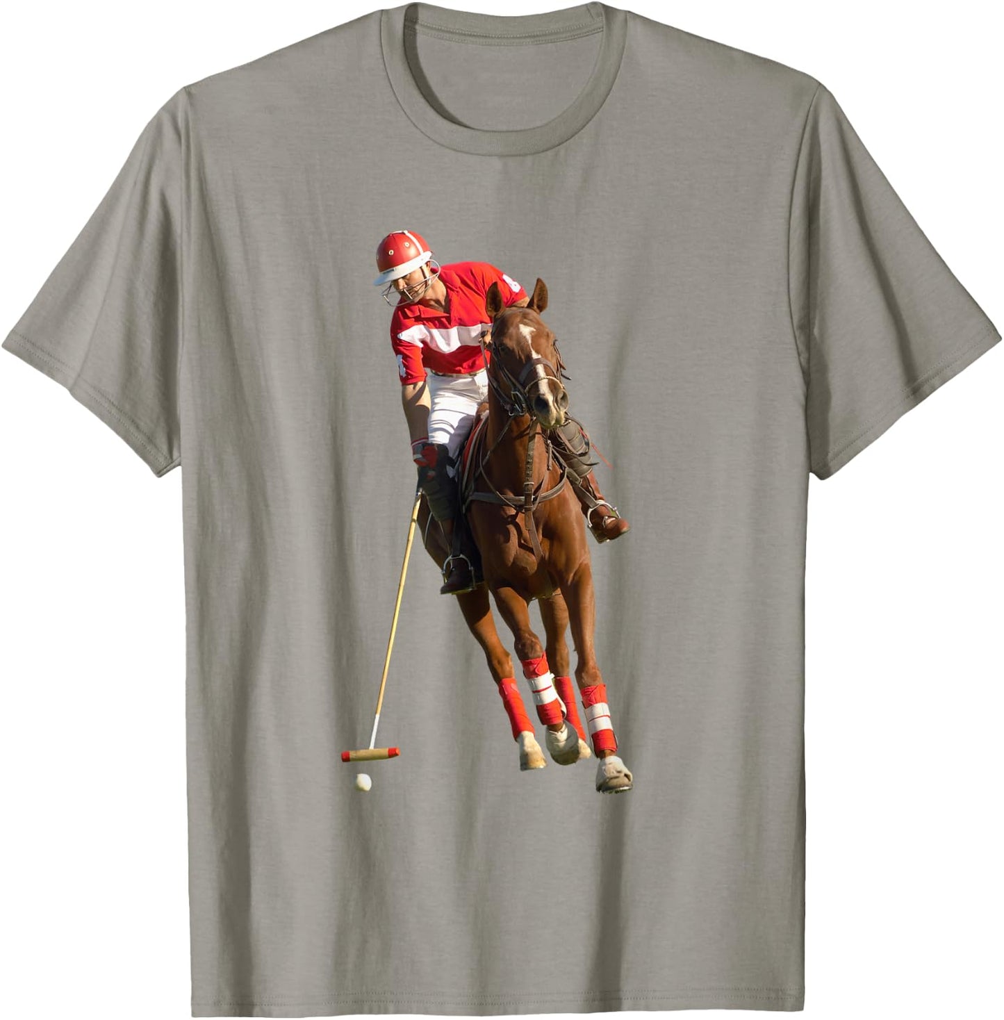 Leisure Riding Horse Polo Horse Polo T-Shirt - T-Shirt | Sand