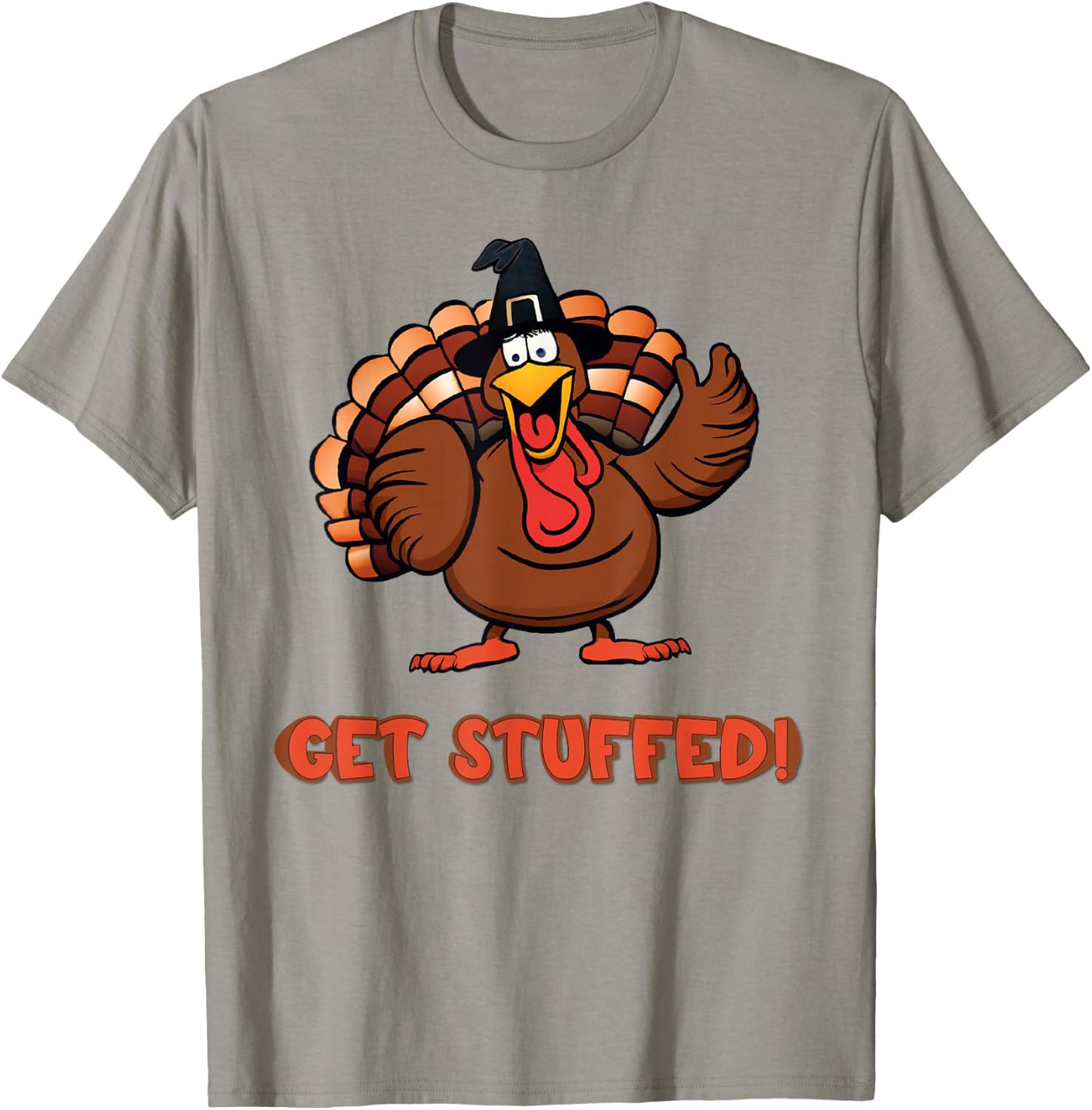 Get Stuffed Thanksgiving Holiday Funny T-Shirt - T-Shirt | Sand