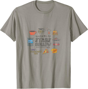Gilmore Girls - Stars Hollow Grid T-Shirt - T-Shirt | Sand