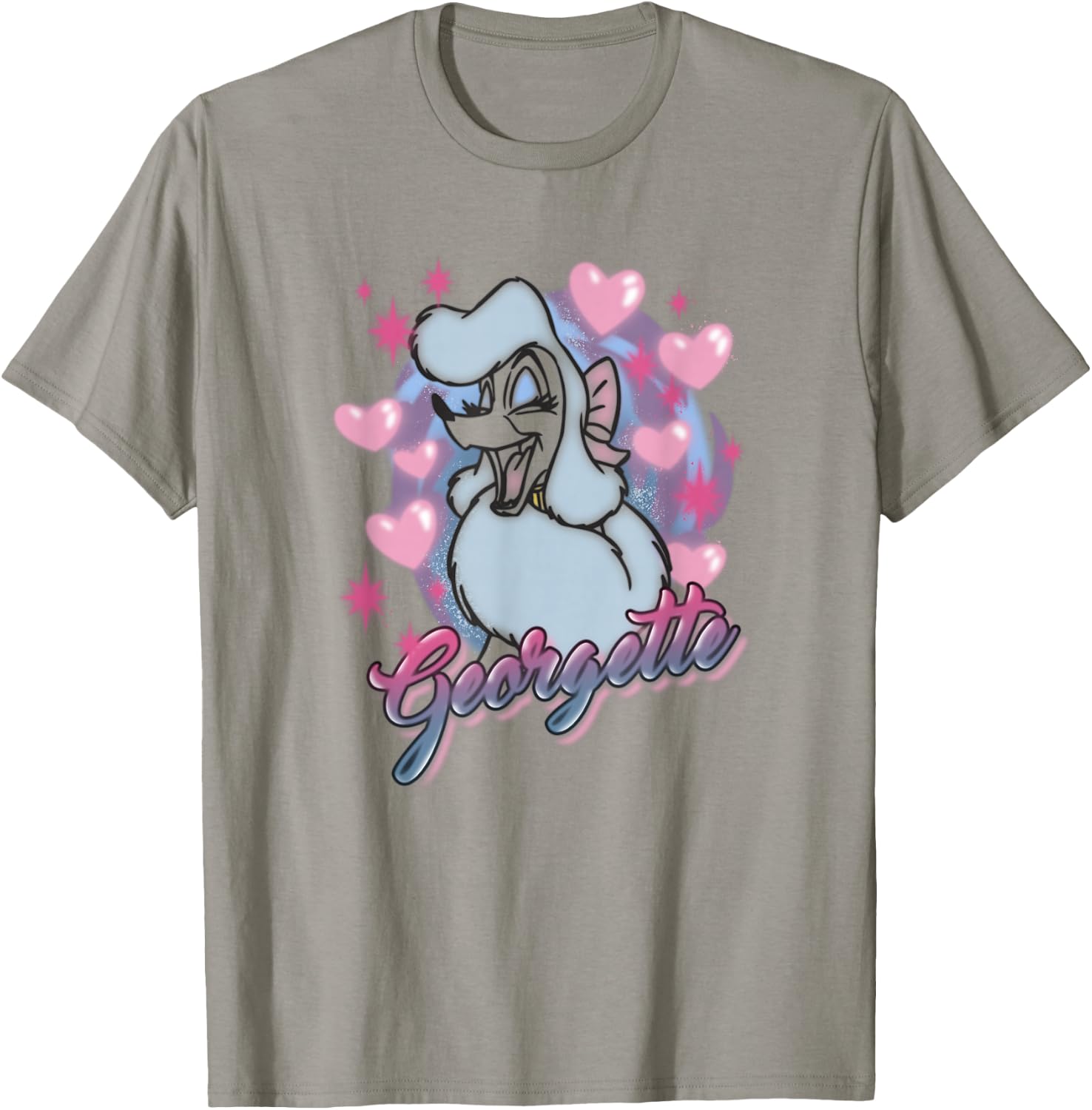 Disney Oliver & Company Georgette Lovely Portrait T-Shirt - T-Shirt | Sand