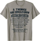 Funny Things You Should Know About My Step Dad Father’s Day T-Shirt - T-Shirt | Sand