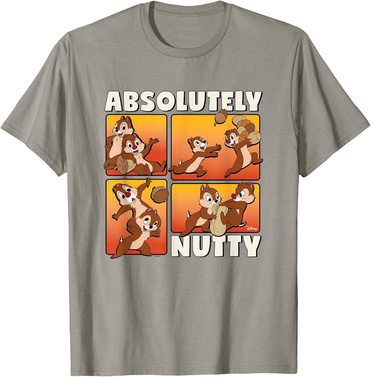 Chip 'N Dale Rescue Rangers - Absolutely Nutty T-Shirt - T-Shirt | Sand