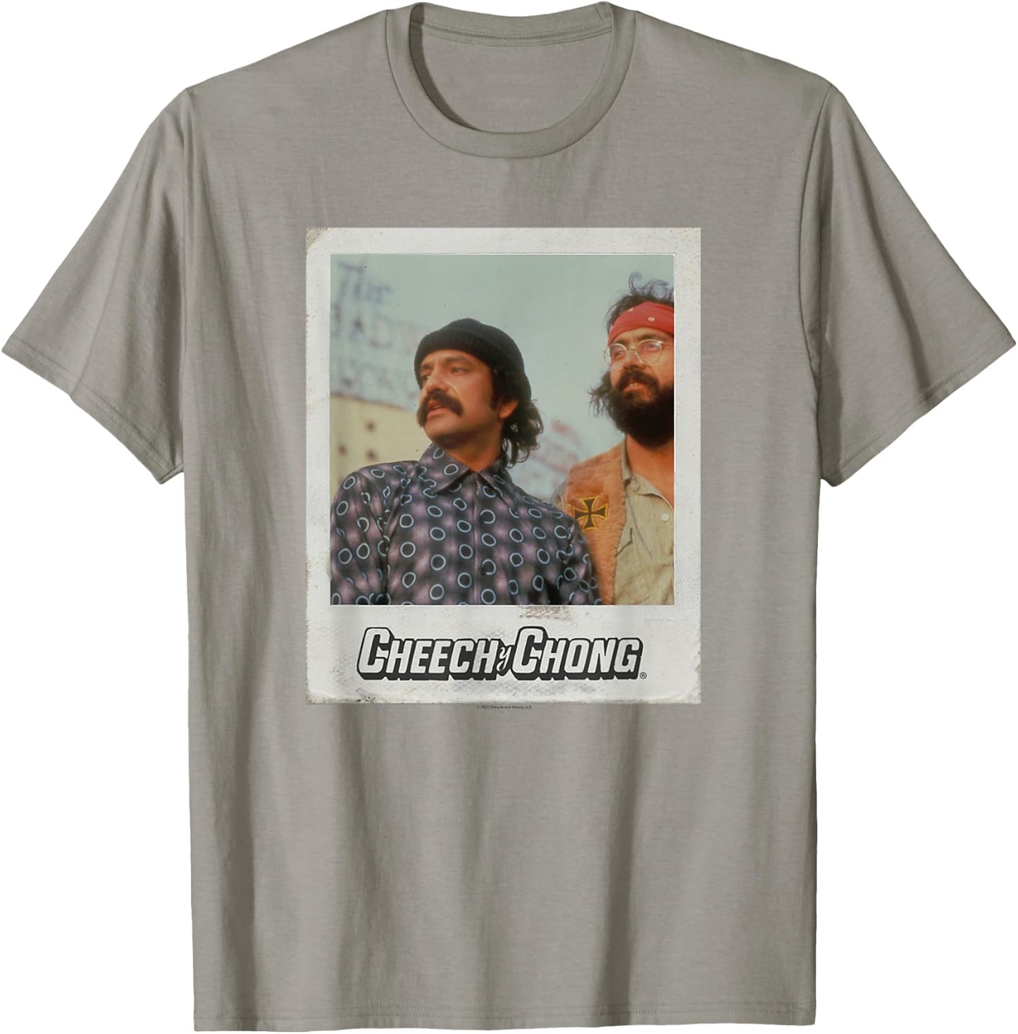 Cheech & Chong's Next Movie Scene Polaroid Picture T-Shirt - T-Shirt | Sand