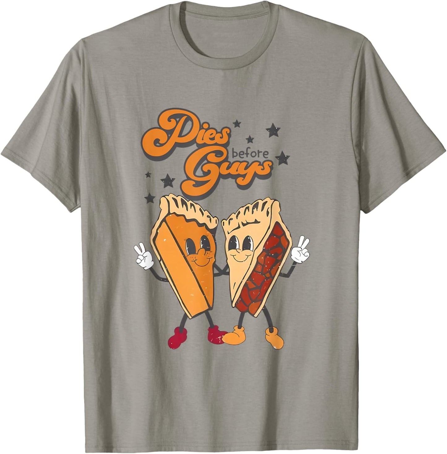 Pies Before Guys Girls Kids Toddler Thanksgiving T-Shirt - T-Shirt | Sand