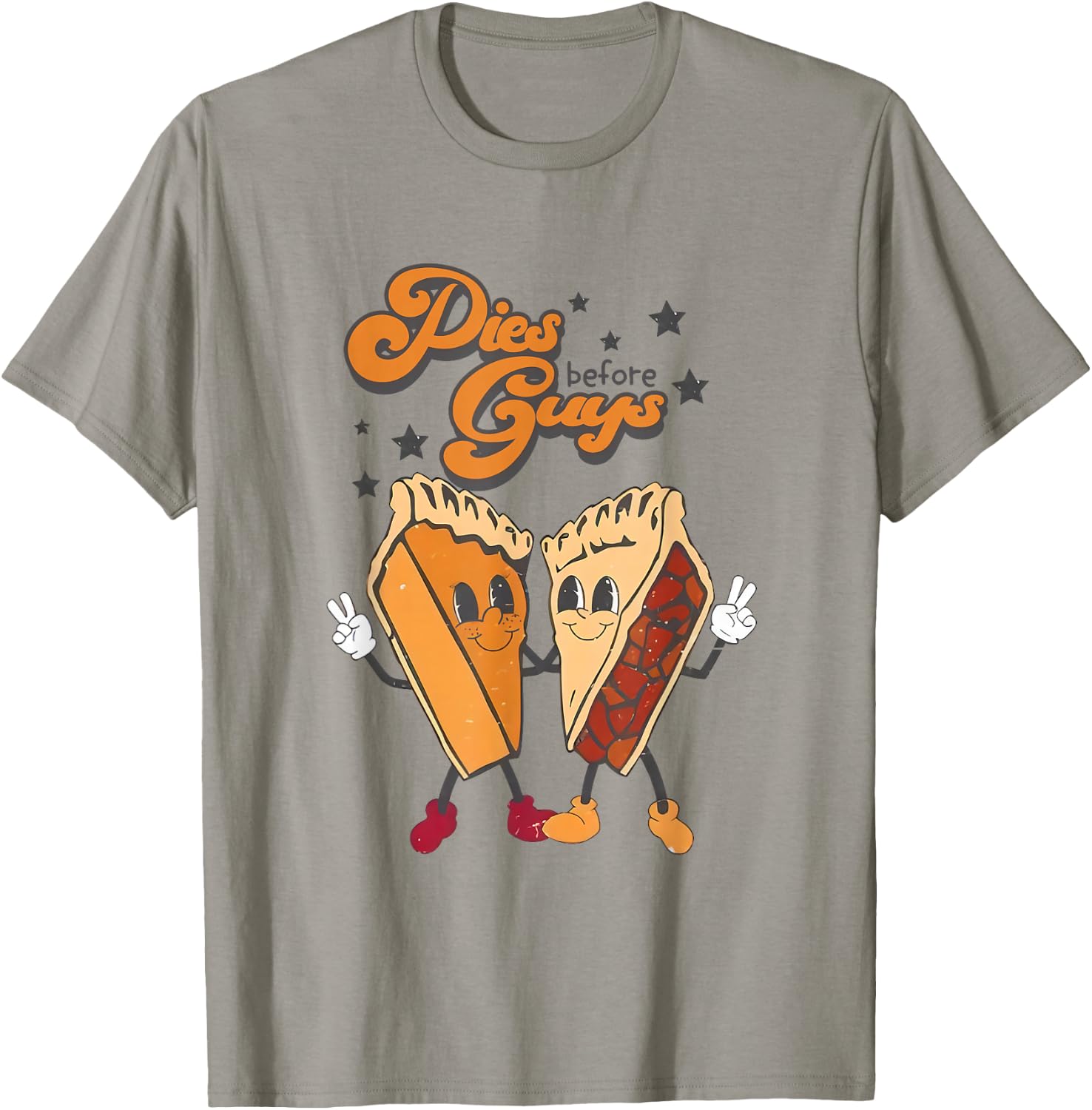 Pies Before Guys Girls Kids Toddler Thanksgiving T-Shirt - T-Shirt | Sand